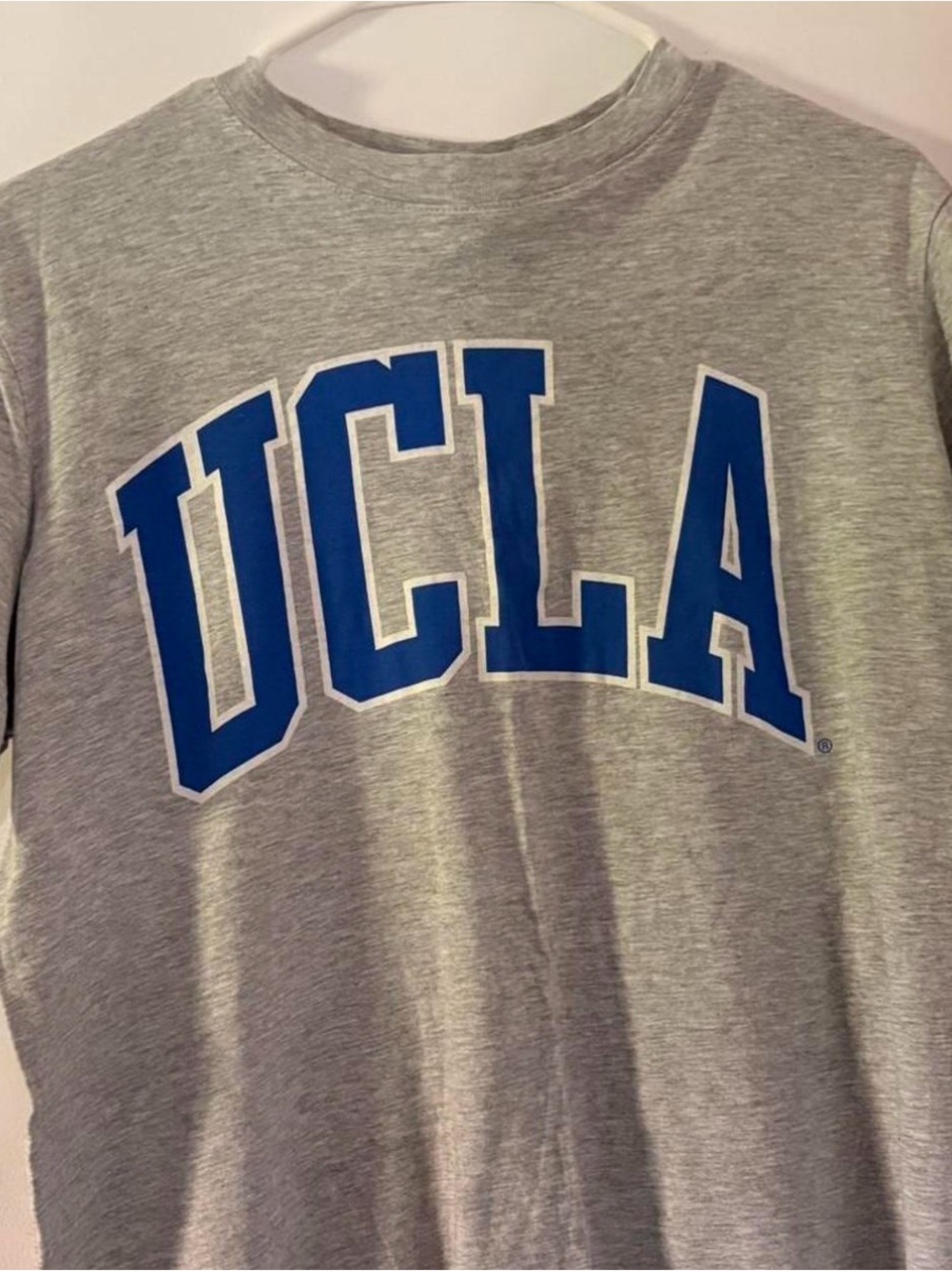 H&M Gray Short Sleeve Tee with Blue UCLA Graphic